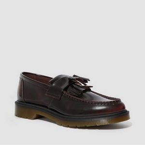 Dr. Martens Cherry Red Adrian Arcadia Tassel Loafers
